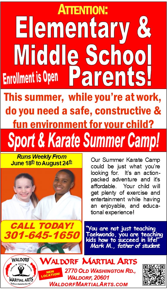 Summer Camp in Waldorf, MD Waldorf Maryland Martial Arts and Fitness