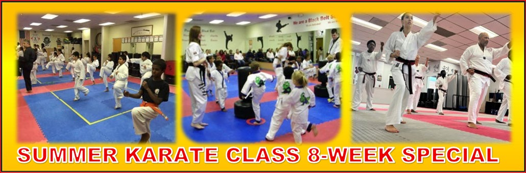 Summer Karate Class Special banner